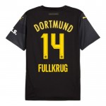 Günstige Fußballtrikots Borussia Dortmund Fullkrug 14 Auswärtstrikot 2024-25 Kurzarm